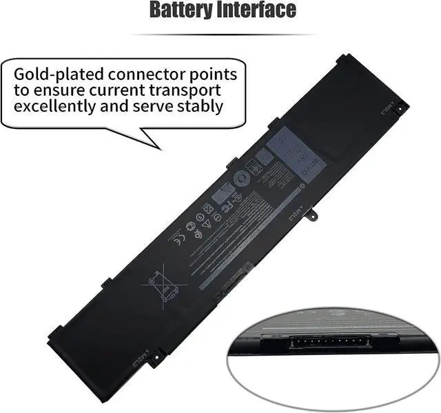 Alt view image 5 of 7 - INTIFO 68Wh MV07R Laptop Battery Compatible with Dell G3 15 3500 3590 3700 3790 G5 15 5500 5505 SE Series Notebook 72WGV 072WGV W5W19 0W5W19 JJRRD 0JJRRD 266J9 PN1VN M4GWP [15.2V 68Wh 4-Cell]