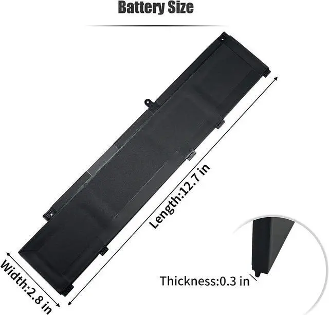 Alt view image 6 of 7 - INTIFO 68Wh MV07R Laptop Battery Compatible with Dell G3 15 3500 3590 3700 3790 G5 15 5500 5505 SE Series Notebook 72WGV 072WGV W5W19 0W5W19 JJRRD 0JJRRD 266J9 PN1VN M4GWP [15.2V 68Wh 4-Cell]