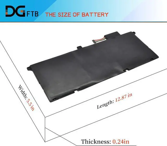 Alt view image 3 of 7 - New AA-PBXN8AR Laptop Battery Replacement for Samsung 9 900X4D NP900X4C-A01 A02 A03 900X4 900X46 900X4B-A01DE Series Notebook NP900XC4D NP900X4B(7.4V 62Wh/8400mAh)