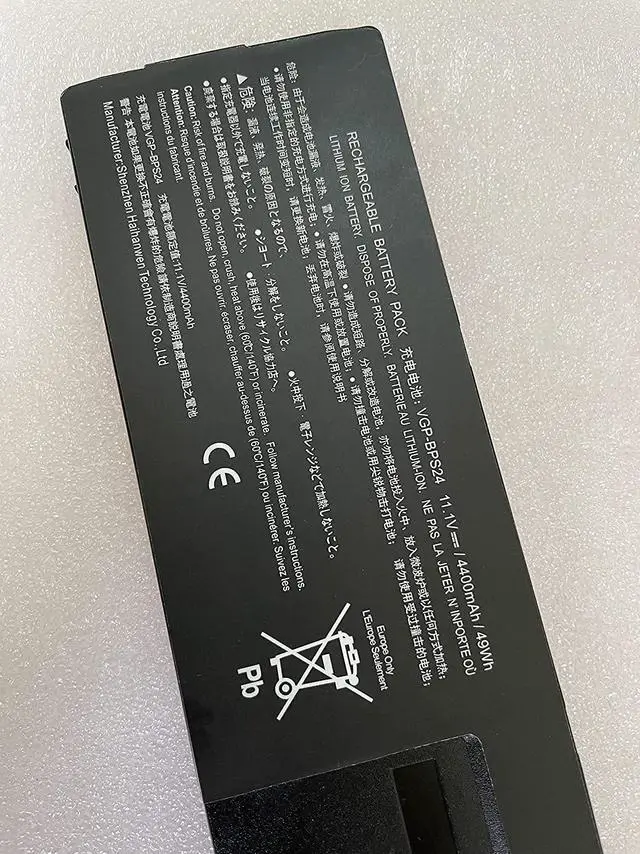 Alt view image 2 of 3 - powerforlaptop Replacement Battery for Sony VAIO SVS Series SVS13122CXW SVS13125CXB SVS13127PXB SVS131290X SVS1312ACXP SVS1312ACXW SVS13125CA SVS13125CAB SVS13125CAR SVS13125CF SVS15129CJB VGP-BPS24
