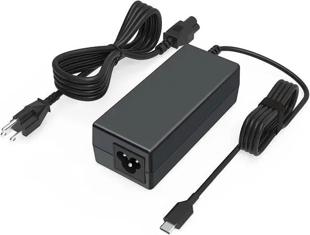 Main image of 65W 45W USB C Charger for  Chromebook 3100 3300 3380 3400 3500 5190 5300 5400 7200 7300 Latitude 5420 5520 5320 7410 7310 2-in-1 P28T P29T P30T Laptop Power Cord Type C Replacement Charger Adapter