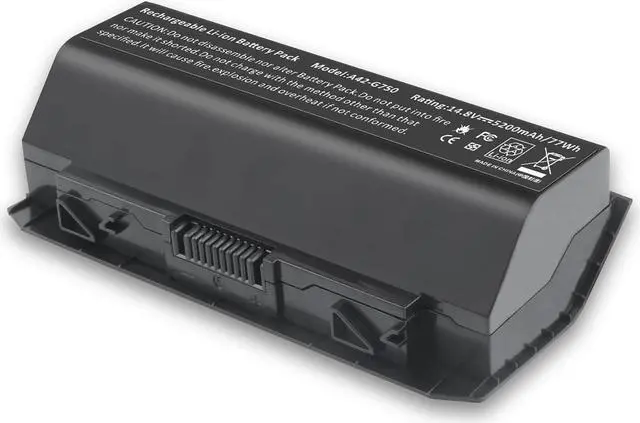 Alt view image 4 of 7 - HIGH QUALITY FUTUREBATT FUTUREBATT Laptop Battery Compatible with ASUS(ROG) G750 G750J G750JH G750JM G750JS G750JW G750JX G750JZ, Welcome to consult