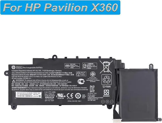 Alt view image 2 of 4 - E-YIIVIIL Replacement Battery PS03XL Compatible with HP Pavilion X360 310 G1 HSTNN-DB6R 787088-241 Battery