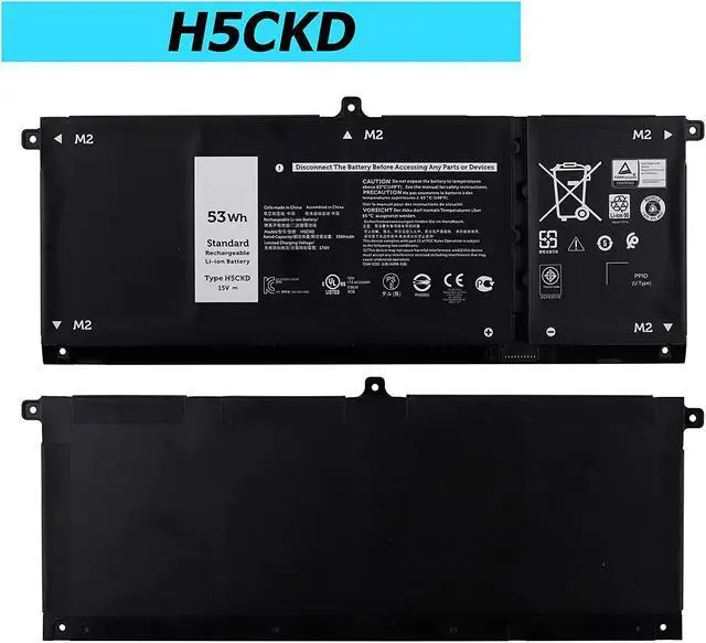 Alt view image 2 of 3 - H5CKD 53Wh Laptop Battery Compatible with Dell Vostro 5300 5401 5501 Latitude 3410 3510