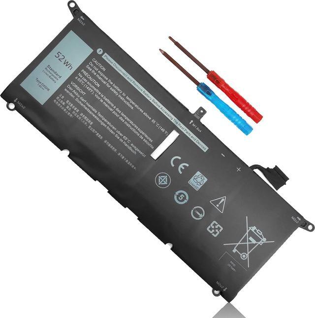 Main image of 52Wh DXGH8 7.6V Battery for Dell XPS 13 9370 9380 Inspiron 13 7390 7391 2-in-1 5390 5391 14 7490 Latitude 3301 Vostro 13 5390 5391 G8VCF H754V 0H754V V48RM HK6N5 P82G P82G002 P113G P114G P115G 4 Cell