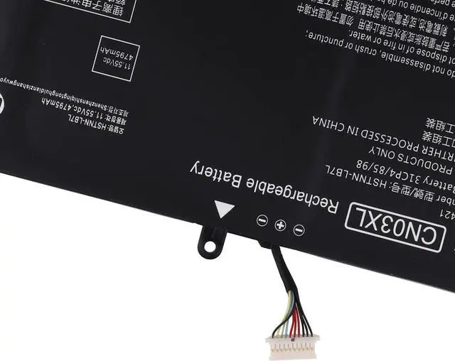 Alt view image 4 of 4 - Duotipa New CN03XL Laptop Battery Compatible with HP Spectre X360 13-AC033DX 13-AB001 HSTNN-LB7L 57.9Wh