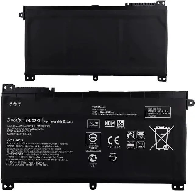 Main image of Duotipa New ON03XL Laptop Battery Compatible with HP Pavilion M3-U 13.3" TPN-W118 HSTNN-UB6W 915486-855 41.5Wh