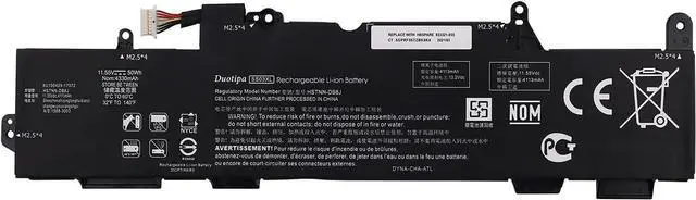 Alt view image 2 of 4 - Duotipa New SS03XL Laptop Battery Compatible with HP EliteBook 735 745 830 840 G5 HSTNN-IB8C HSTNN-LB8G