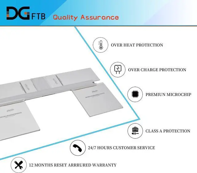 Alt view image 7 of 7 - DGTech G3HTA024H G3HTA023H G3HTA021H G3HTA048H Keyboard Base Battery Compatible with Microsoft Surface Book Gen1 Gen2 13.5 Inch(7.5V 6800mAh 51Wh)
