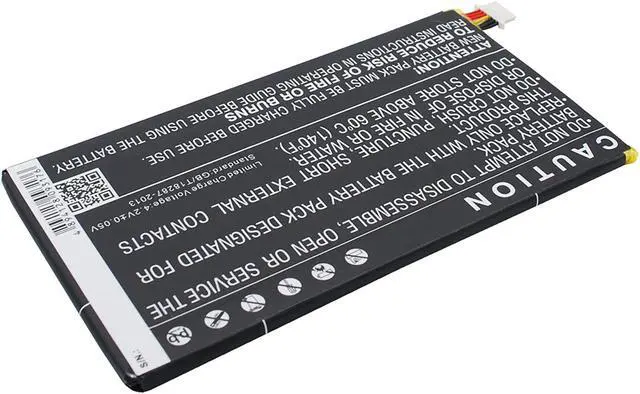 Alt view image 4 of 6 - Replacement Battery for Verizon Elipsis QMV7A 7in QMV7B MV7A QMV7A 8GB,fits Part No MLP3970125, 3.7V 4000mAh / 14.80Wh Li-Polymer