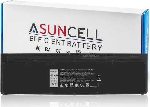 Main image of ASUNCELL Laptop Battery Replacement for Dell Latitude 12 7000 Sereis E7240 E7250 Ultrabook, 45Wh 7.4V