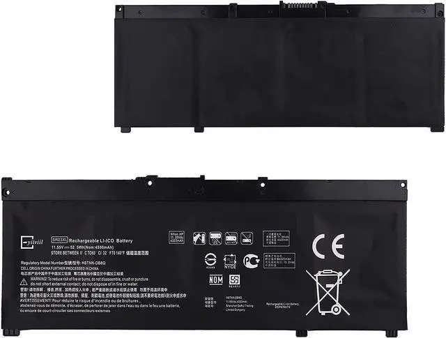 Main image of E-YIIVIIL Replacement Battery SR03XL Compatible with HP Pavilion 15-CX 15-CX0020NR L08855-855 HSTNN-IB8L HSTNN-DB8Q 52.5Wh