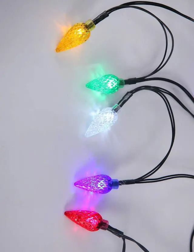 Alt view image 4 of 7 - LED Christmas Light Phone Charger Cord USB Charging Cable Gift for Phone 14/13/12/11 Pro/XS/XS Max/XR/X/8 Plus/ 8/7 Plus/7s Plus/6s/6 with 10 Lights Christmas Decorations(Black)