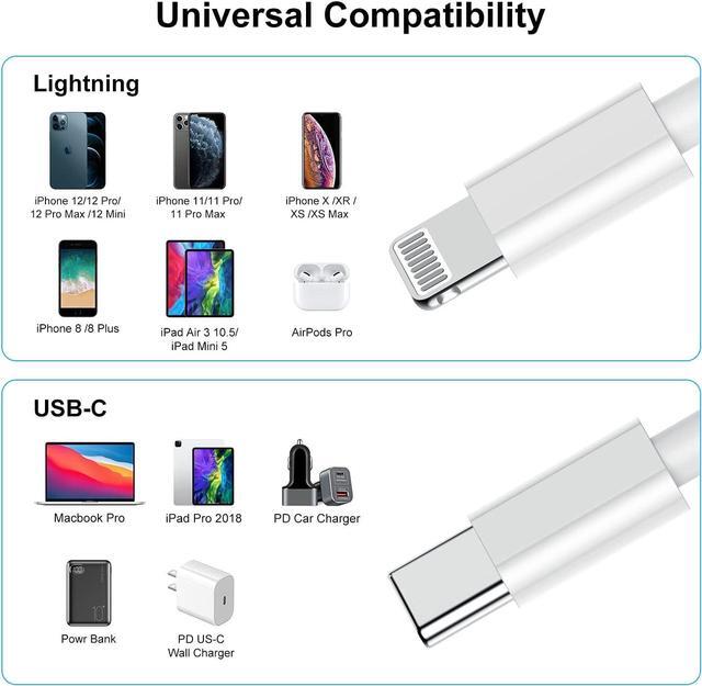 Alt view image 7 of 7 - Long iPhone 12 13 14 Fast Charger Cable 10ft [Apple MFi Certified] USB C to Lightning Cable Type C Port Support Apple Charging Cord for iPhone 14 Pro/14/13 Pro/12 Pro Max/12 Mini/11 Pro/XS/XR/iPad.