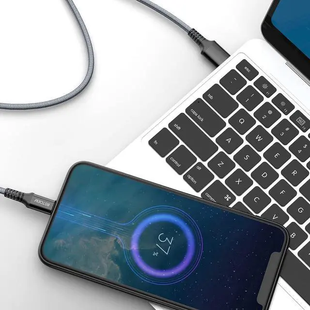 Alt view image 6 of 7 - USB A to USB C Cable 10 ft,Type C Charger Cord Fast Charging 10FT 2Pack,for Samsung Galaxy S10/S9/S8/s7/ Note/9/8 for Kindle Fire for iPhone 15/16 Series USBC Phone
