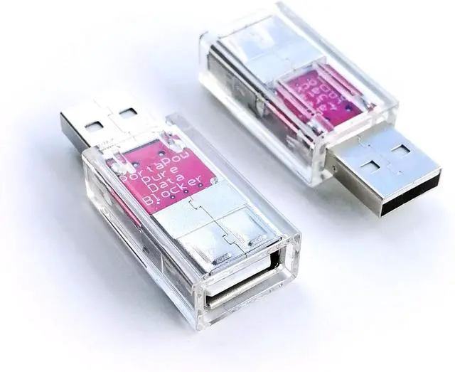 Alt view image 3 of 5 - PortaPow USB-A Data Blocker (Twin Pack)  Protect Against Juice Jacking