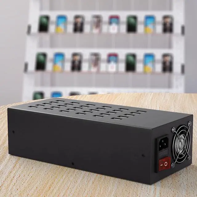 Alt view image 2 of 7 - Charging Station for Multiple Devices, 30 Port 300W USB Charging Station, 30-in-1 USB Charging Hub, Multiple USB Charging Station for iPhone, iPad, Samsung, Tablets, and Other Electronics