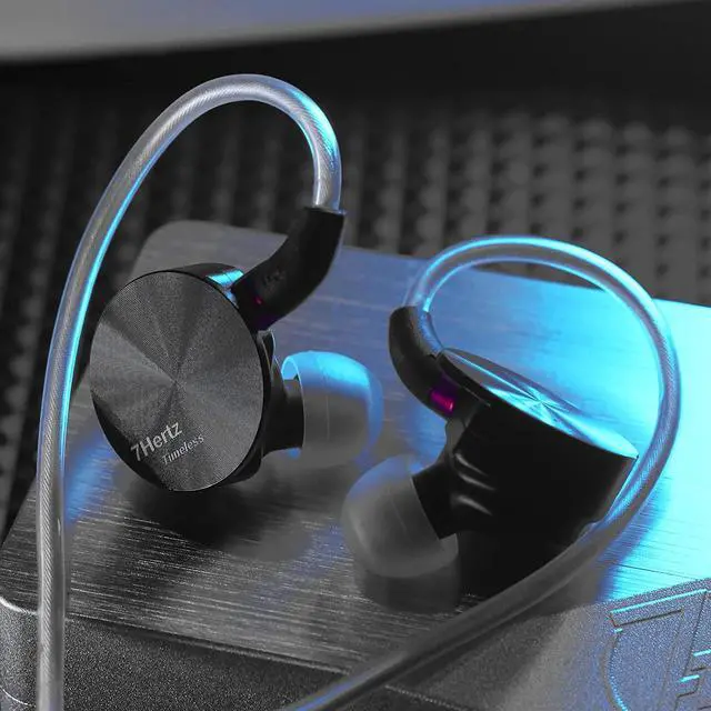 Alt view image 5 of 7 - 7HZ Timeless in Ear Monitor, 14.2mm Planar HiFi in-Ear Earphone with CNC Aluminum Shell, Detachable MMCX Cable (3.5mm)