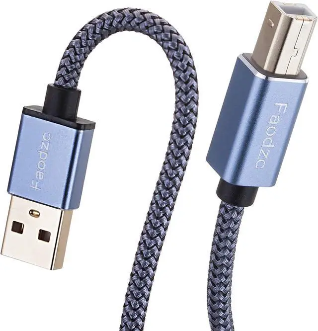 Alt view image 4 of 7 - Printer Cable 25 ft Long USB Printer Cord 2.0 Type A Male to B Male Printer Scanner Cord High Speed Compatible with HP Canon Dell Epson Lexmark Xerox Samsung and More 8m
