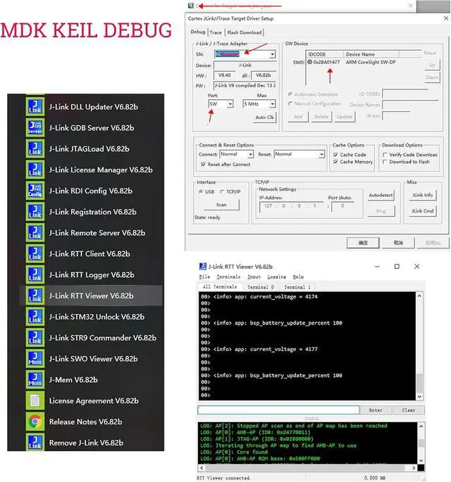 Alt view image 4 of 6 - High Speed USB JTAG Emulator Debugger Programmer V9,CP2102 USB to 5PIN UART TTL,Support 1.8V 3.3V 5V, ARM ARM9 ARM7 Cortex M0/M1/M3/M4, Cortex A5/A8/A9 STM32 STM8 Debug Probes