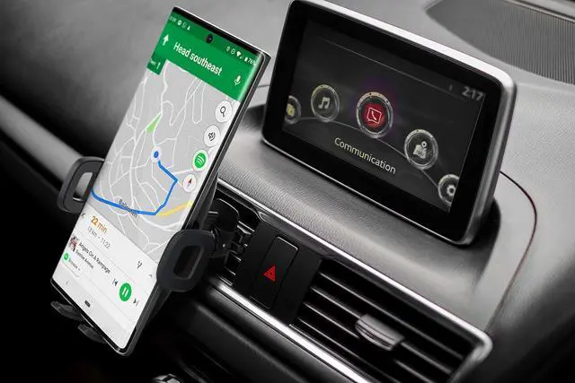 Alt view image 6 of 7 - ENCASED Vent Mount Phone Holder for Car, Secure Case-Friendly Grips (Compatible with iPhone/Samsung Models)