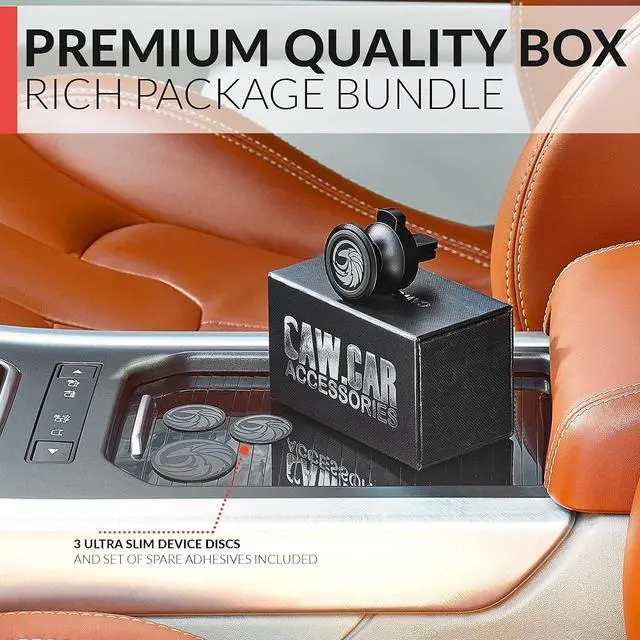 Alt view image 2 of 7 - New 2023 Magnetic Cell Phone Holder for Car Vent - for Any Smartphone (iPhone, Android, GPS) | Stylish All-Metal One-Hand & One-Sec Phone Mount for Car, 100 to Safeness & Comfort