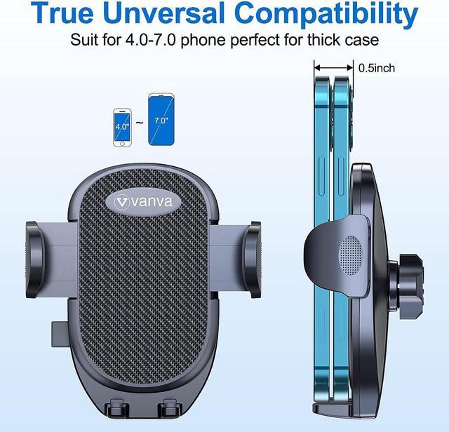 Alt view image 4 of 7 - Universal Air Vent Car Mount [ Big Phones & Thick Case Friendly ] Cell Phone Holder for Car Hands Free Clamp Cradle Vehicle fit for All  (B1)
