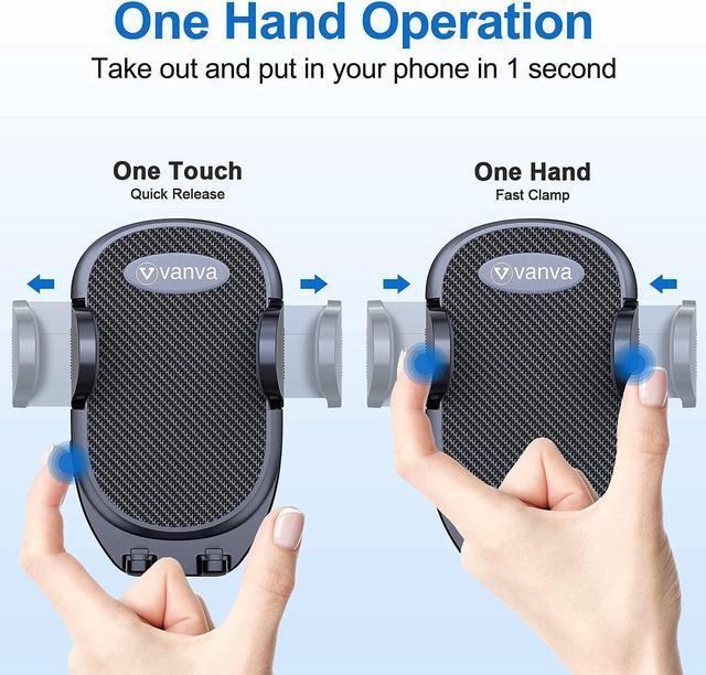 Alt view image 6 of 7 - Universal Air Vent Car Mount [ Big Phones & Thick Case Friendly ] Cell Phone Holder for Car Hands Free Clamp Cradle Vehicle fit for All  (B1)