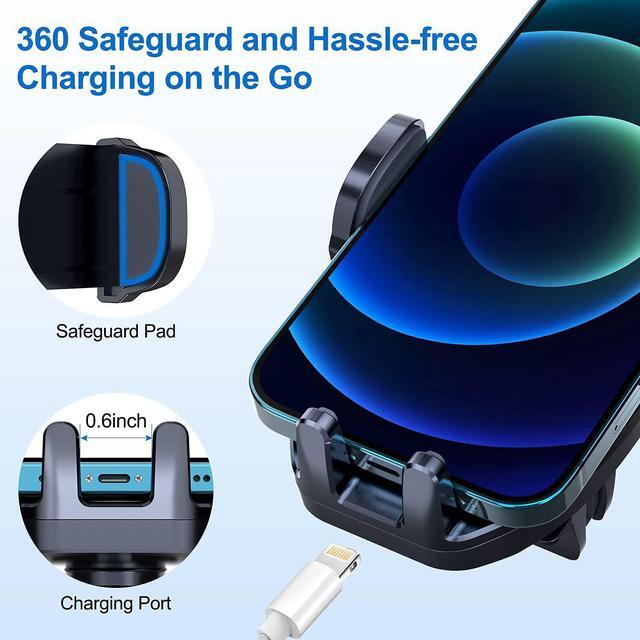 Alt view image 7 of 7 - Universal Air Vent Car Mount [ Big Phones & Thick Case Friendly ] Cell Phone Holder for Car Hands Free Clamp Cradle Vehicle fit for All  (B1)