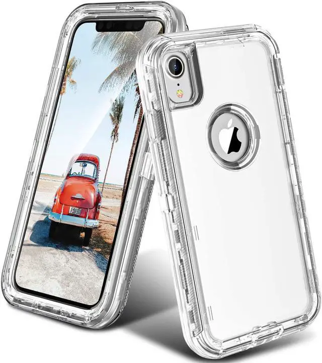 Main image of Case Compatible with iPhone XR Case Heavy Duty Shockproof Anti-Fall Clear case