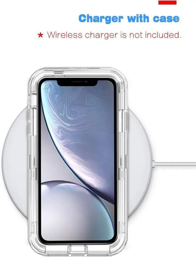 Alt view image 7 of 7 - Case Compatible with iPhone XR Case Heavy Duty Shockproof Anti-Fall Clear case