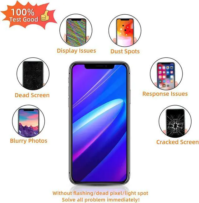 Alt view image 4 of 7 - for iPhone 11 Screen Replacement 6.1 3D Touch Screen LCD Display Digitizer for A2111, A2223, A2221 Cell Phone Repair Kits+ Waterproof Frame Adhesive Sticker+Screen Tempered Protector+Face ID