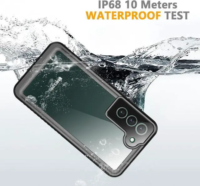 Alt view image 2 of 6 - for Samsung Galaxy S22 Case,Waterproof Samsung S22 Case with Built-in Screen Protector Shockproof Dustproof Heavy Duty Full Body Protective Case for Samsung Galaxy S22 5G 6.1'',Black