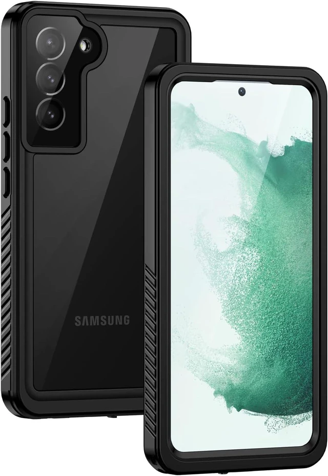 Main image of for Galaxy S22+ Plus Case IP68 Waterproof Dustproof Case with Built-in Screen Protector Heavy Duty Full Body Protective Phone Case for S22 Plus 5G Black/Clear