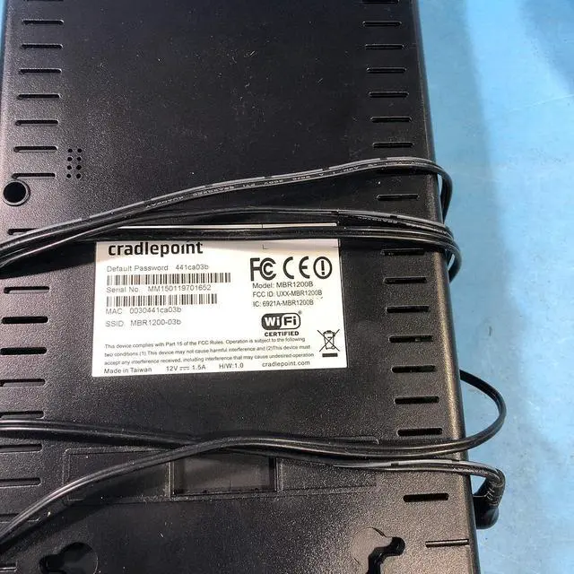 Alt view image 3 of 3 - CRADLEPOINT Technology MBR1200B MBR1200B - Mobile BROADBAND Router