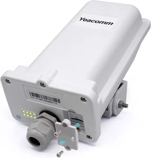 Main image of Outdoor 4G LTE Router with SIM Card Slot, CAT4 150Mbps CPE IP66 Waterproof Router with POE Adapter,Without WiFi,Not for Verizon