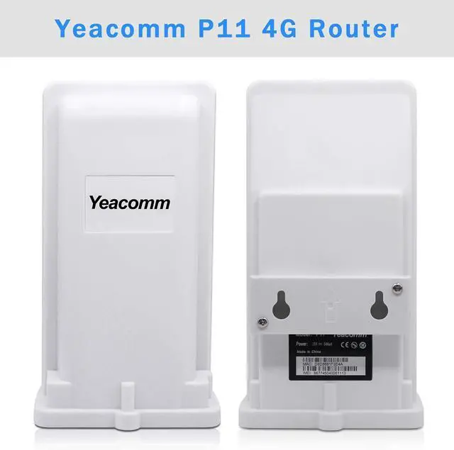 Alt view image 2 of 6 - Outdoor 4G LTE Router with SIM Card Slot, CAT4 150Mbps CPE IP66 Waterproof Router with POE Adapter,Without WiFi,Not for Verizon