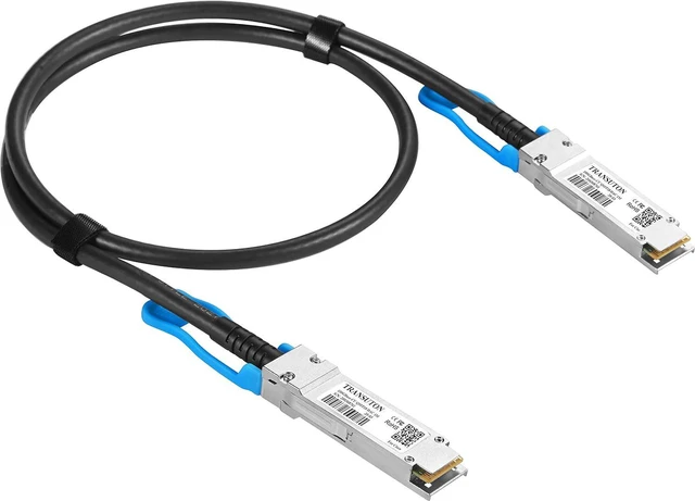 Alt view image 2 of 3 - 100G QSFP28 DAC Cable - for Cisco QSFP-100G-CU2M Compatible 100GBASE-CR4 QSFP28 to QSFP28 Passive Twinax DAC Cable 2-Meter(6.6ft)