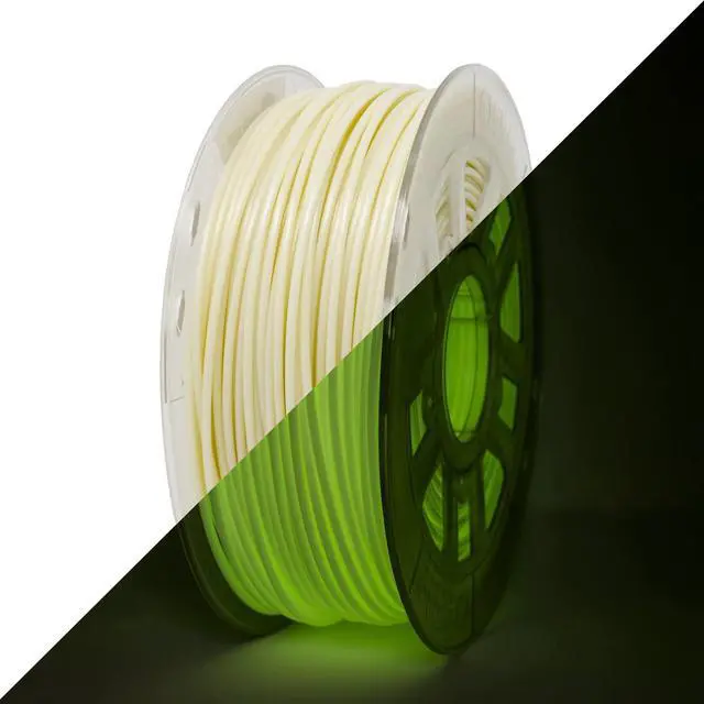 Main image of Gizmo Dorks 3mm (2.85mm) PLA Filament 1kg / 2.2lb for 3D Printers, Glow in The Dark
