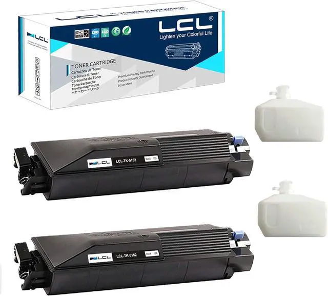 Main image of Ennovor LCL Compatible Toner Cartridge Replacement for Kyocera TK5152 TK-5152 TK5152K TK-5152K 1T02NS0US0 ECOSYS M6035cidn M6535cidn P6035cdn (2-Pack Black)