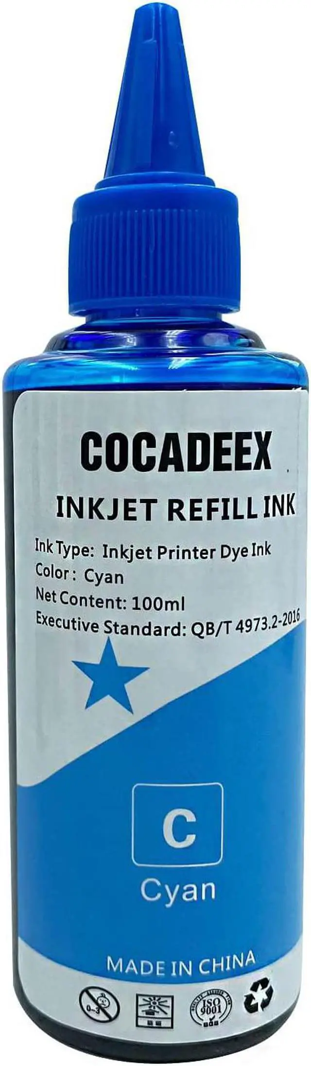 Alt view image 3 of 7 - COCADEEX Refill Dye Ink Bottle Compatible with 67 or 67XL Ink Cartridge,for Envy 6020 6052 6055 6058 6075 Pro 6452 Pro 6455 Pro 6458 DeskJet 1255 2732 2752 2755 4140 4152 4155 4158 Printer