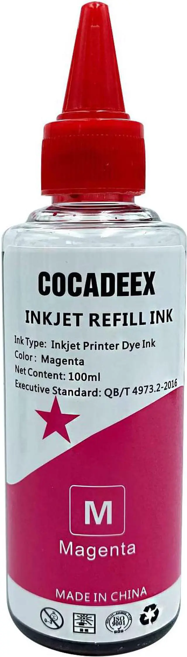 Alt view image 4 of 7 - COCADEEX Refill Dye Ink Bottle Compatible with 67 or 67XL Ink Cartridge,for Envy 6020 6052 6055 6058 6075 Pro 6452 Pro 6455 Pro 6458 DeskJet 1255 2732 2752 2755 4140 4152 4155 4158 Printer