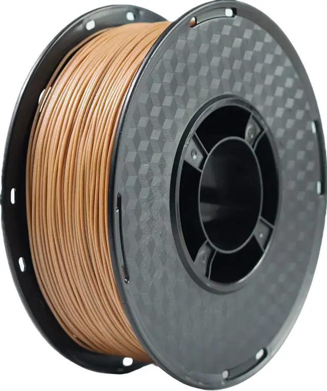Main image of RANKI Wood PLA 3D Printer Filament 1.75mm, Real Wood, 1kg Spool