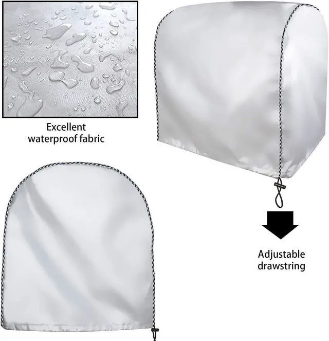 Alt view image 4 of 5 - 3D Printer Protective Cover, Anti-Dust, Waterproof Dust Cover for CR-10 300/CR-10S 300 and Other Assembled 3D Printer-Silver (21.6x21.6x21.6 inch)