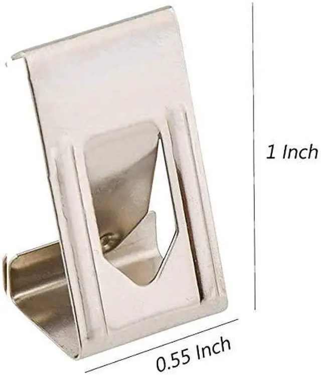 Alt view image 2 of 6 - TBWHL 3D Printer Glass Bed Clips, Metal Spring Clips for Picture Frames