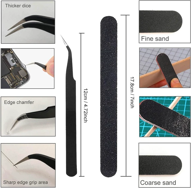 Alt view image 7 of 7 - 32 Piece 3D Print Tool Kit Includes Debur Tool, Cleaning, Finishing and Printing Tool,3D Print Accessories for Cleaning, Finishing and Printing 3D Prints