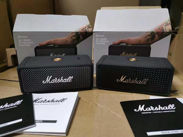 Marshall Emberton Portable Bluetooth Speaker, Black 