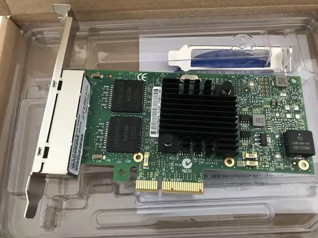 Alt view image 3 of 5 - Intel Ethernet Server Adapter I350-T4 (I350T4V2)