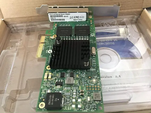 Alt view image 4 of 5 - Intel Ethernet Server Adapter I350-T4 (I350T4V2)