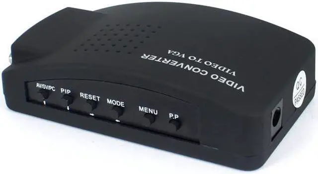 Alt view image 2 of 6 - BNC To VGA Converter Computer Monitor Connected to monitor host camera AV video converter box With cable